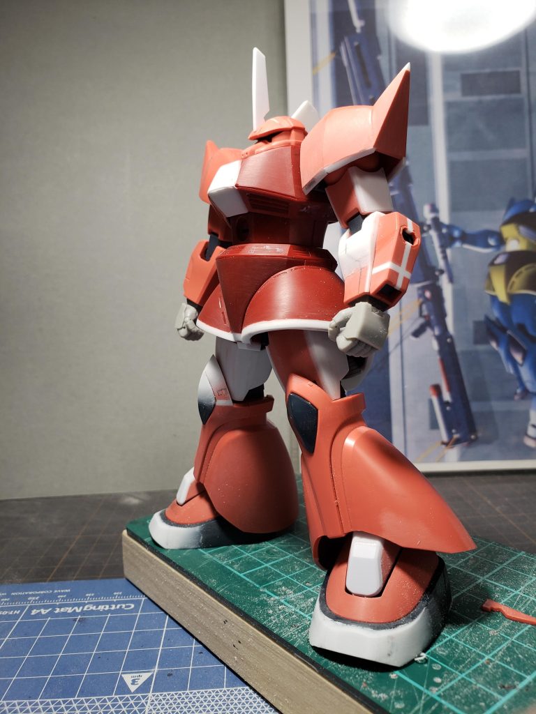 アンテナとトサカはプラ板から制作