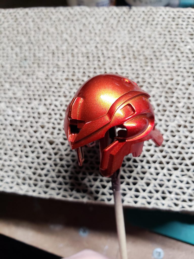 クリアレッド1層目