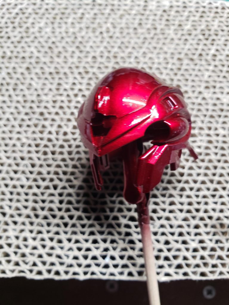 何回か塗り重ねて研ぎ出し前の状態