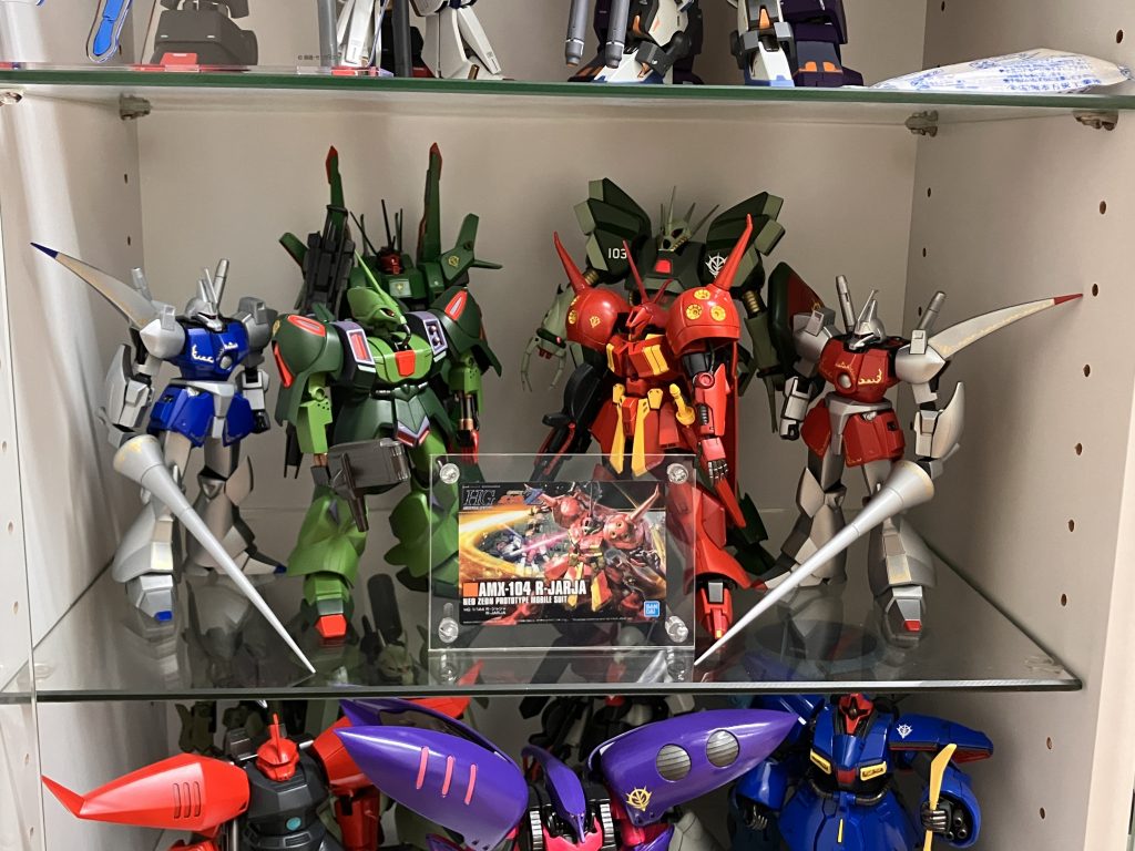 ZZガンダム棚です。