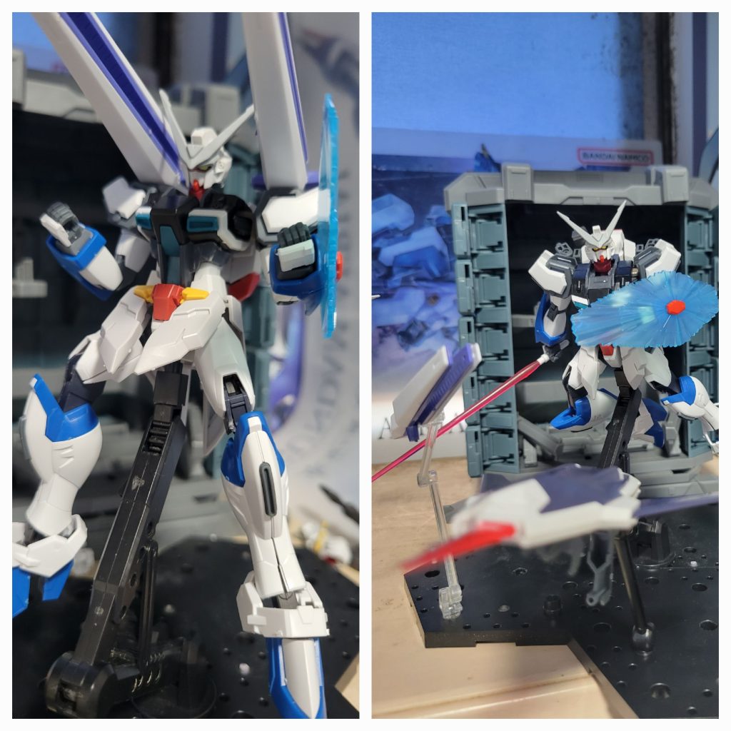 基本武装試作型ファンネル2基　　　　　　　　　　　　フラッシュエッジ4シールドブーメラン　　　インフェクタスビームシールド　　　　　ビームサーベル1基　　　　　　　　　　　　頭部シュラークファング2基