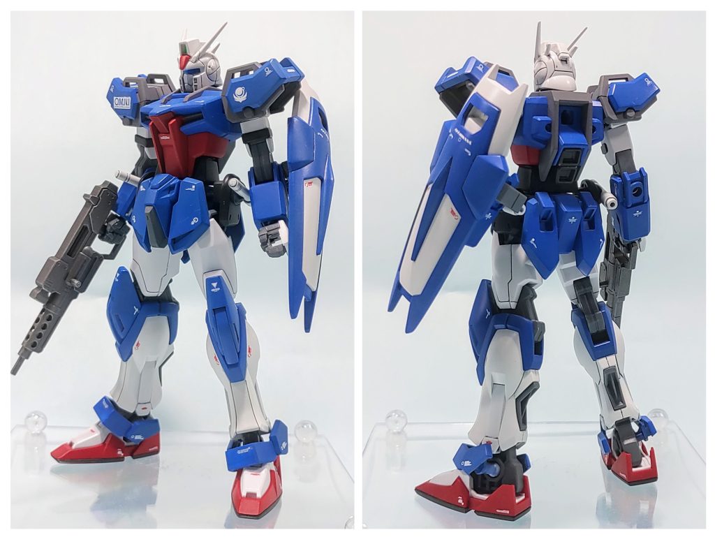 ダガーです。オリジナルの物だと、けっこう手を入れないと、納得出来ない感じがして、時間もかかりそうなため、EGのストライクを使用しました。