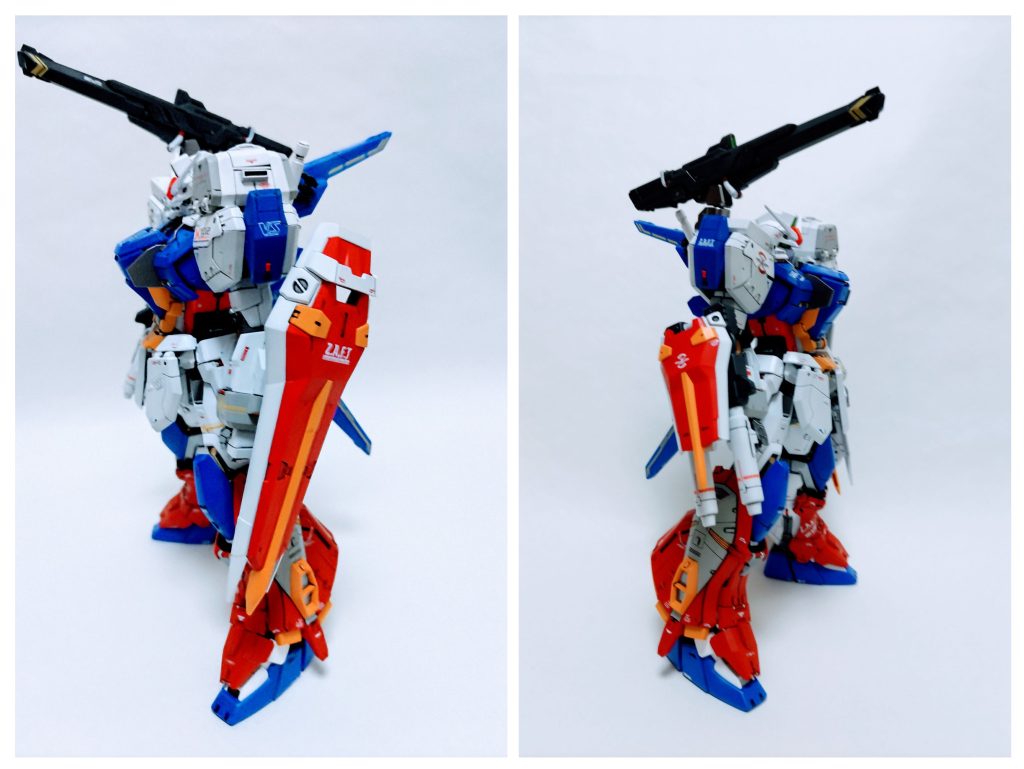どんな感じに仕上げようか考えていたら、「これ、パーフェクトガンダムみたい。 」と思いつき実行。