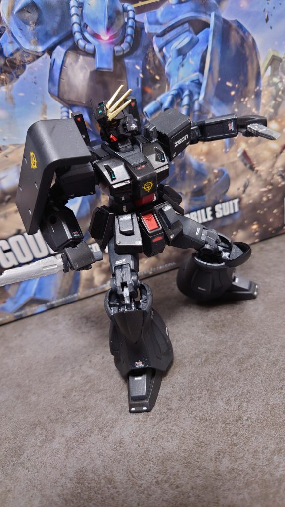 塗装はホントに苦手なのでもっと上手くなりたい！武器のナイフは境界戦機とコトブキヤから