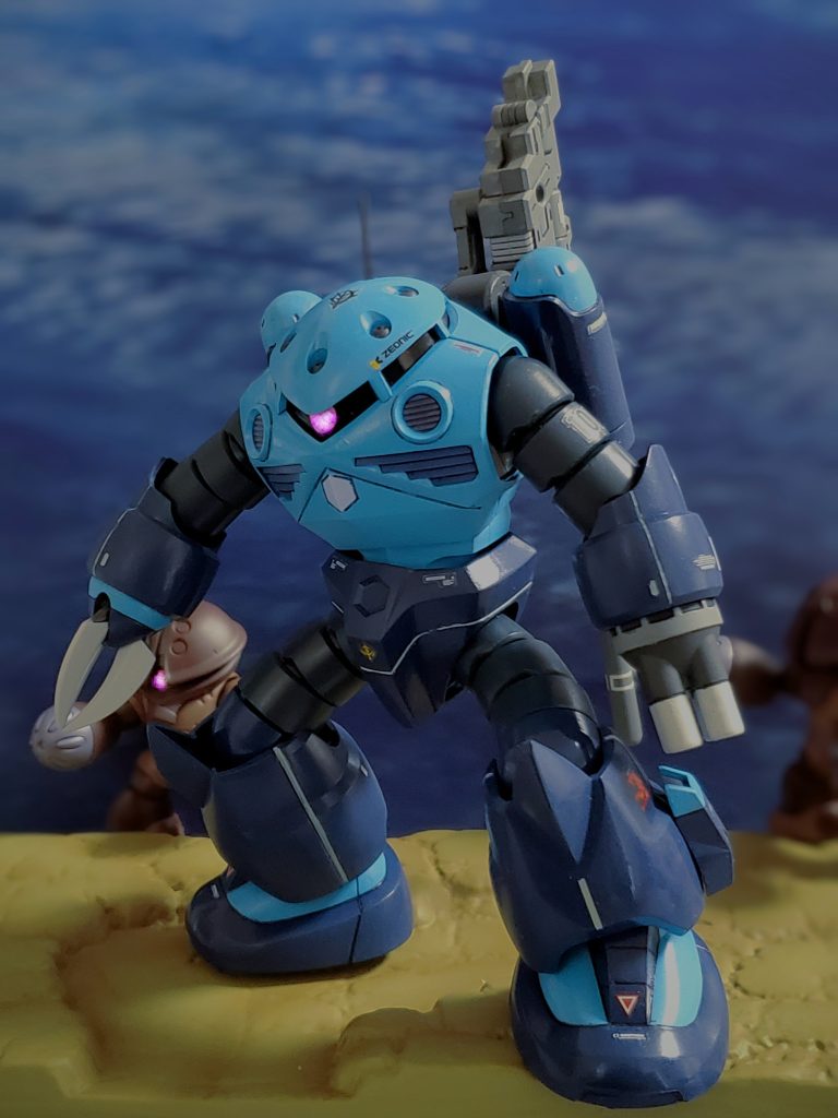 『ラゴスベース』より離れた海岸から上陸する先鋒部隊🎵海中より連邦軍エリアに侵入👍海上はジオンの独壇場である😔✨