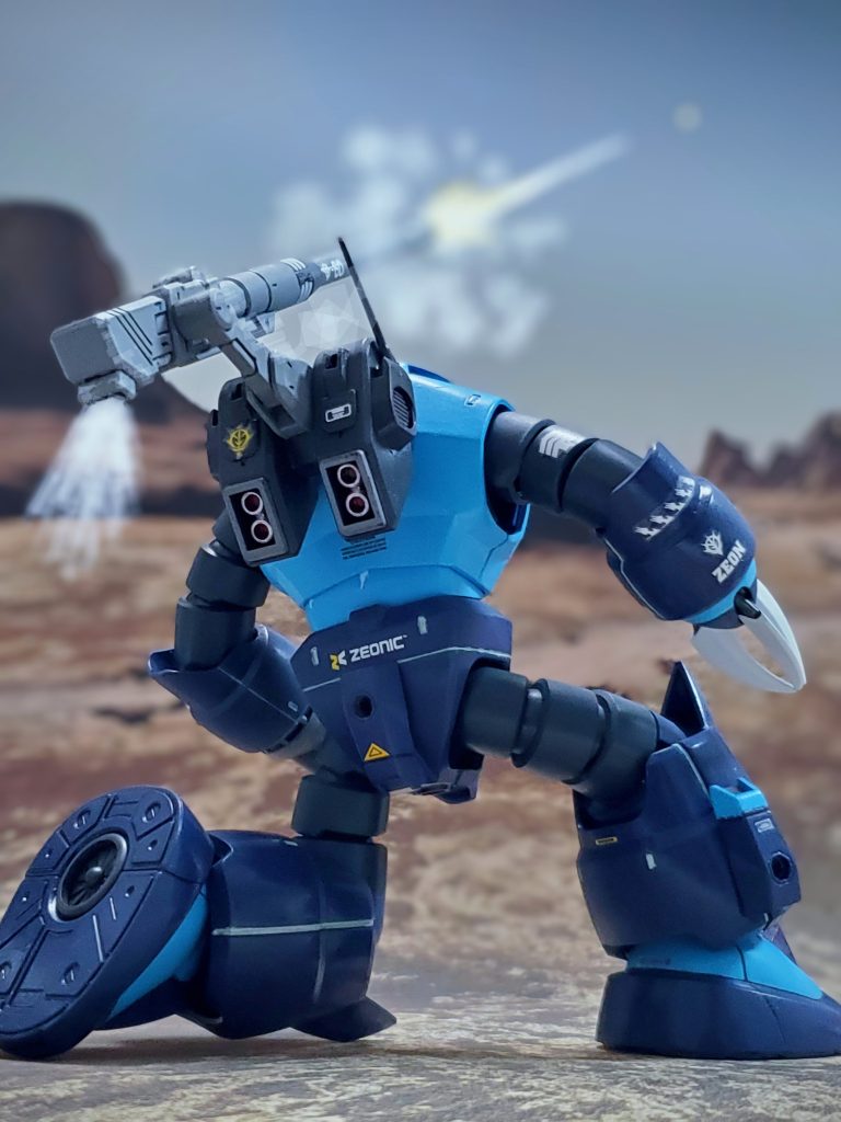 狙いを定めたブーン大尉は作戦開始時刻に合わせカノン砲のトリガーを引く👊✨轟音と共に高角度で発射される600㎜弾頭~🤩続けざまに装填されている全3発を打ち放つ~🚀