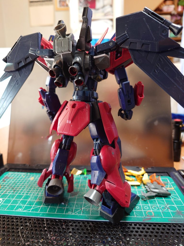 製作途中3を後ろから。