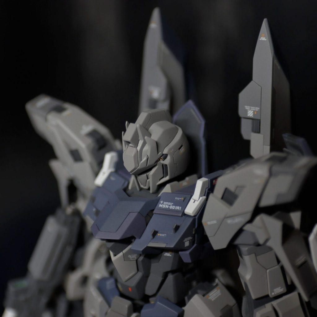 1円スタート MG デルタプラス 全塗装 改修 完成品 ガンプラ(完成