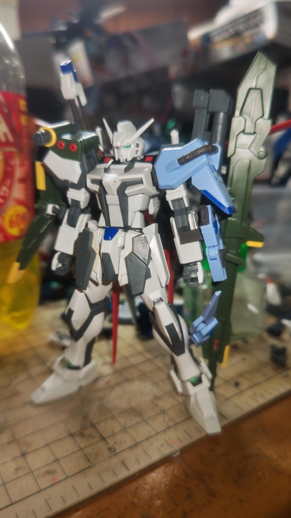 私式パーフェクトストライクです!エールストライカーはまだ良い感じの改造が出来てませんが…