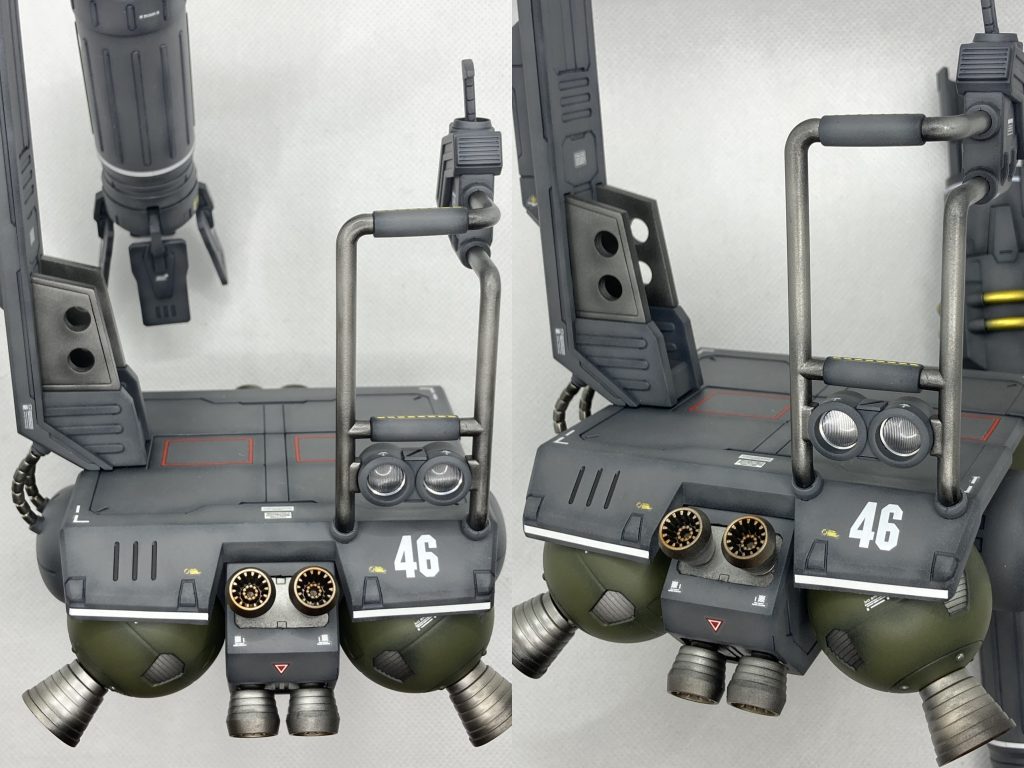 マシンビルド 1/144スキウレ & HGザクⅠ–4枚目/制作者:asasuke