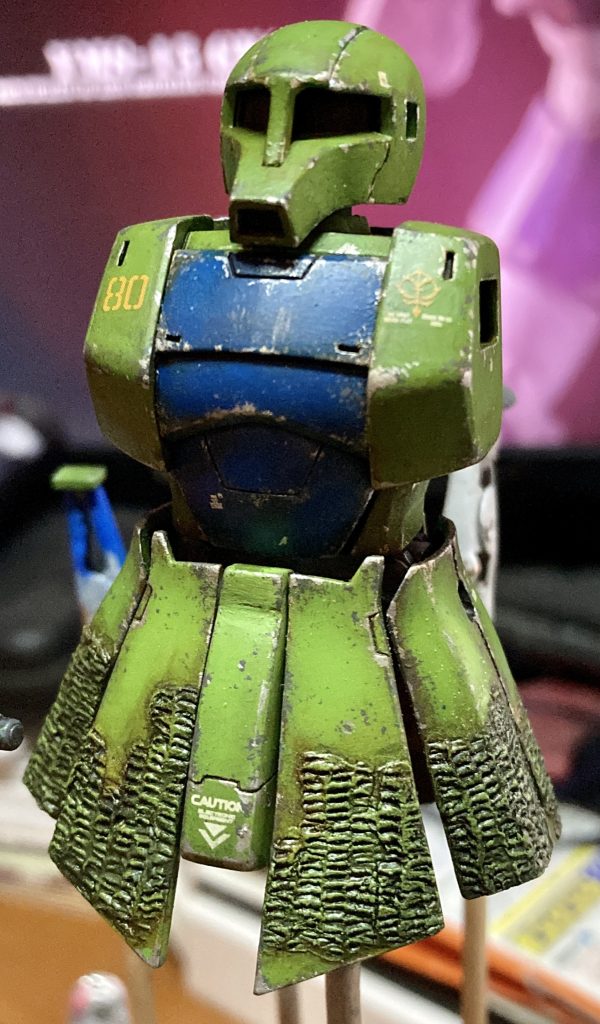 筆塗、旧MS-05，2022旧作品–3枚目/制作者：Kamman