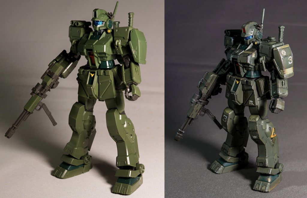 素組み↔︎完成状態