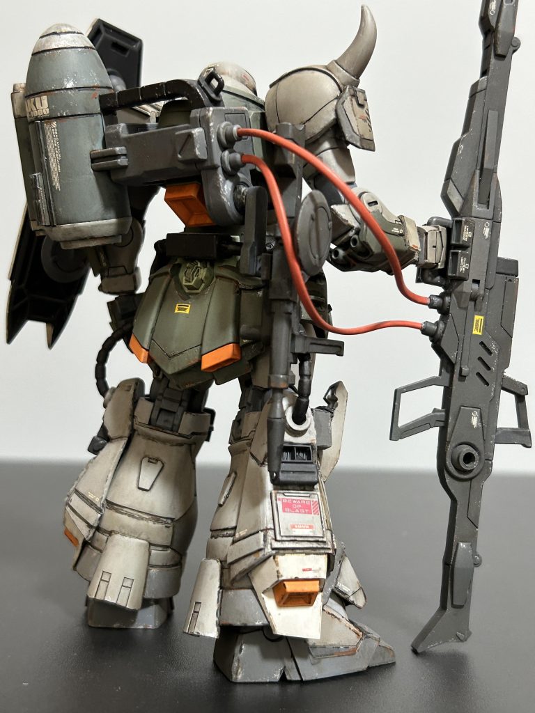 ビーム砲がいいんすよね 長いんすよ 長い武器は立たせないとね