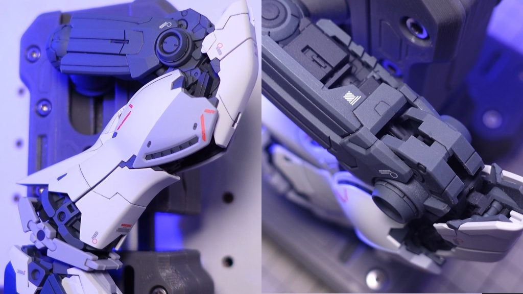 関節の保持力が強いですが、スライドギミック可動テストもしてみました