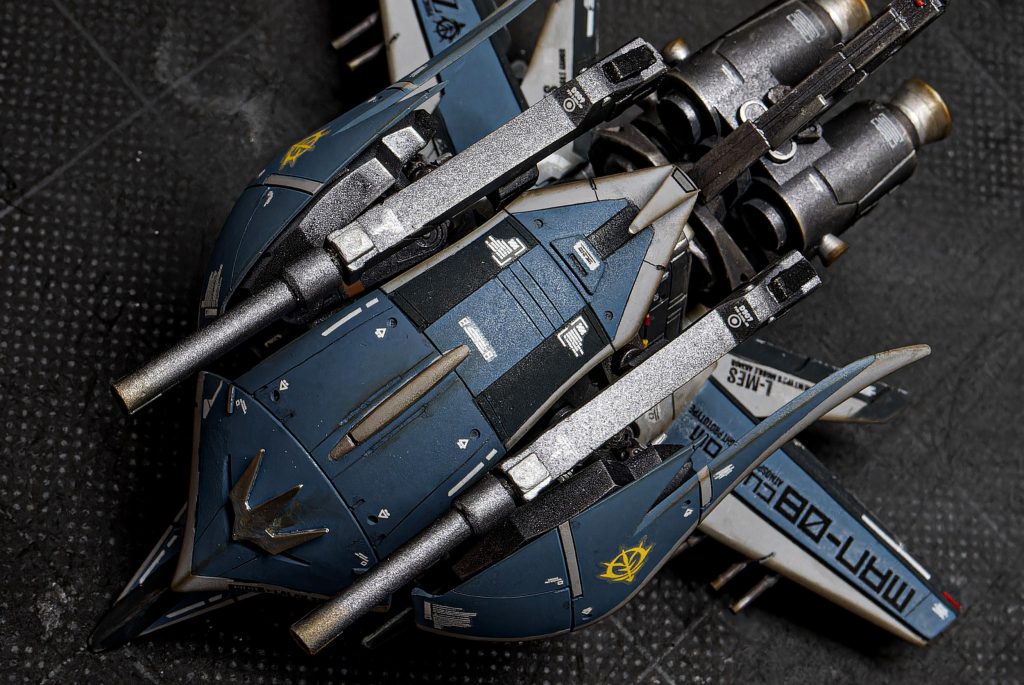 旧キット 1/550 ララァ・スン専用モビルアーマー(エルメス) / L-MES CUSTOM 大気圏内飛行試験機–8枚目/制作者:Kaki.