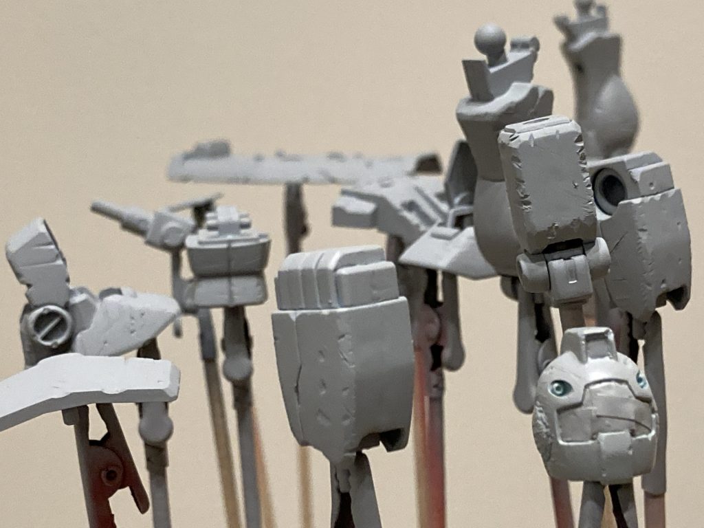 サフってなんかカッコいいですよね、下手に塗るよりかっこいい気がする