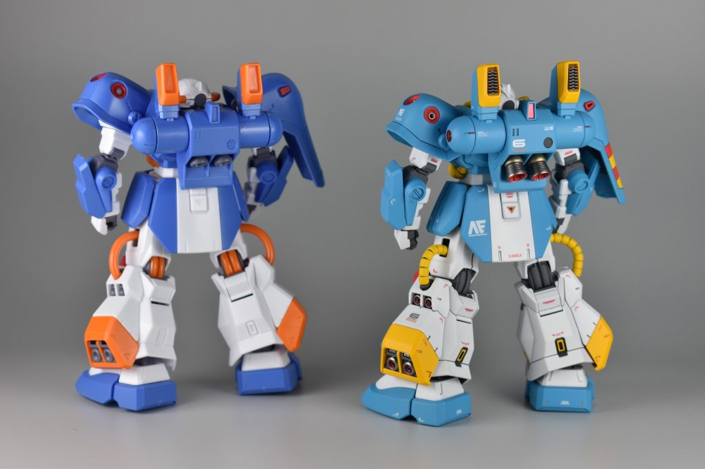 ハンドパーツやバックパックのバーニアなどは市販3Dプリンターパーツを使用してます。