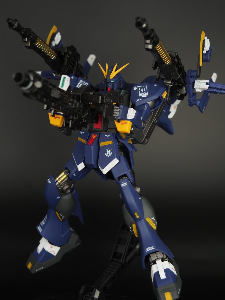 フル・インパクトセンサーユニットやウイングもできる限り設定通りの配置になるよう頑張りました。リープスラッシャーだけどうしても再現できませんでしたが、前回からかなり30thに寄せれたと思い満足です。