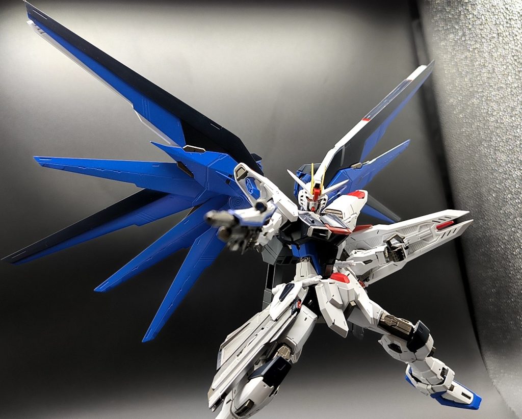 MG フリーダムガンダム Ver2.0 塗装&ウイング改修–6枚目/制作者:顔駄無。