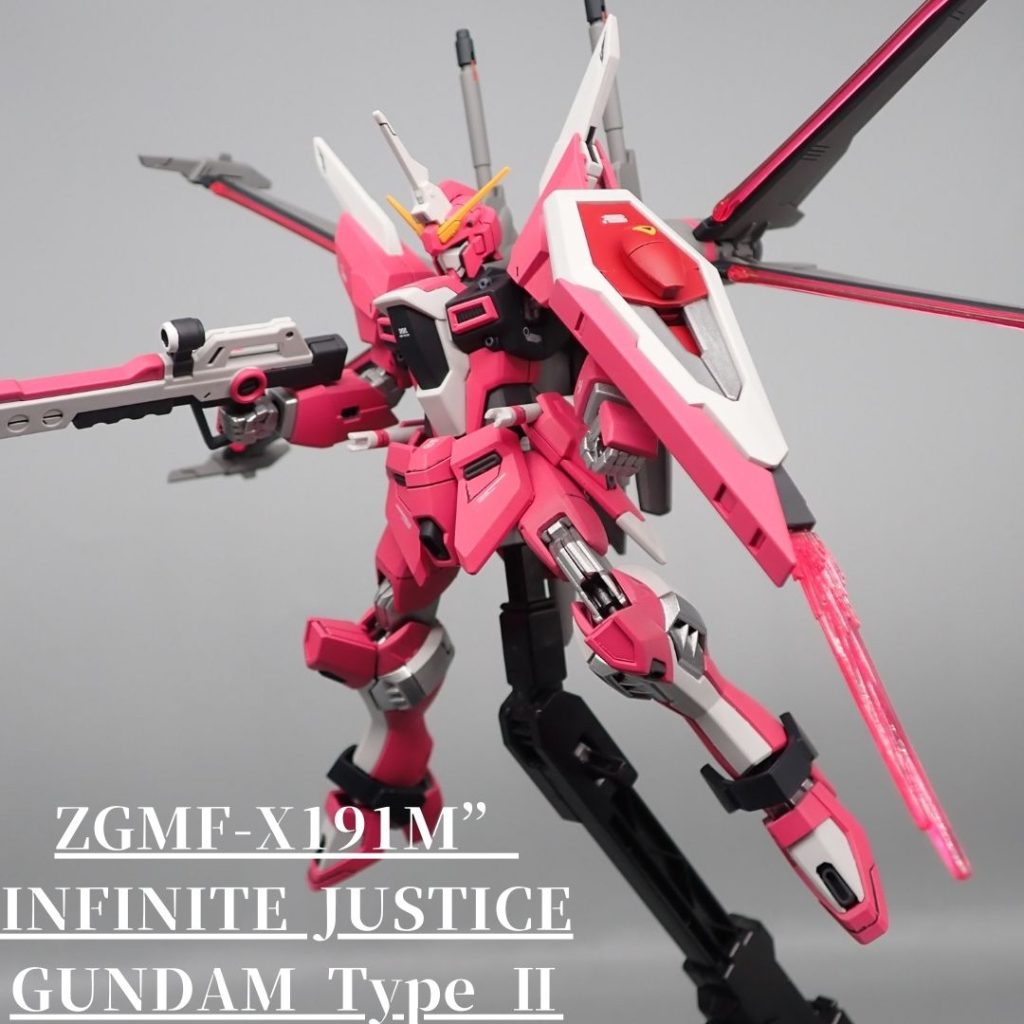 インフィニットジャスティス弐式–2枚目/制作者：アンジェロのプラモデル工房