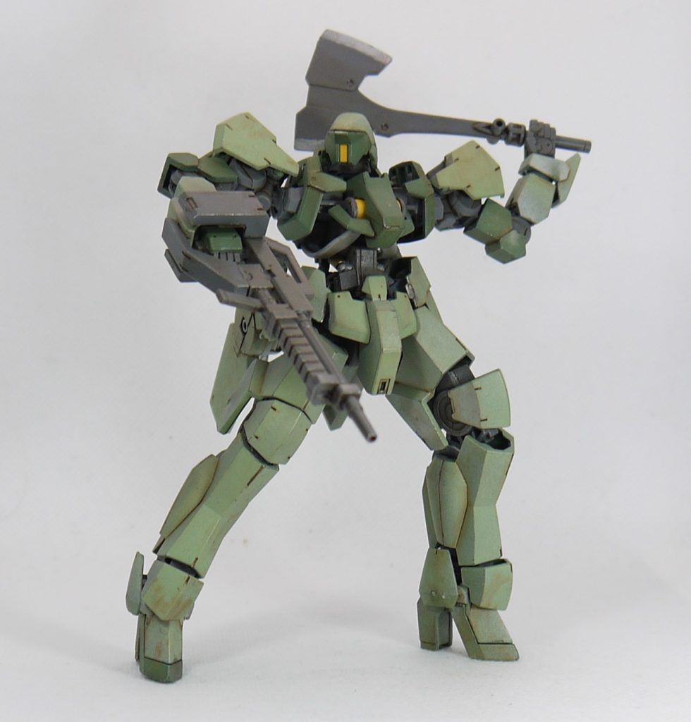 HG　グレイズ（一般機/指揮官機）／メッキ剥がし塗装–2枚目/制作者：junhon