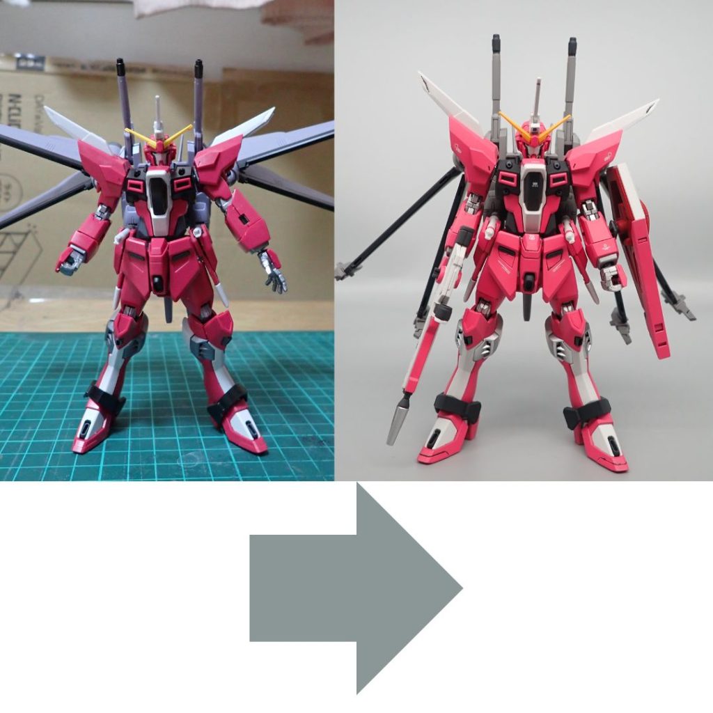 インフィニットジャスティス弐式–4枚目/制作者：アンジェロのプラモデル工房