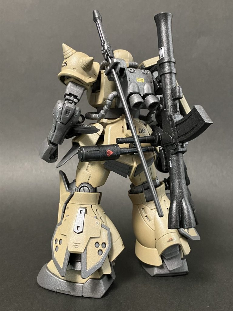 ザクⅡ（砂漠戦部隊）–6枚目/制作者：PIYOSUKE