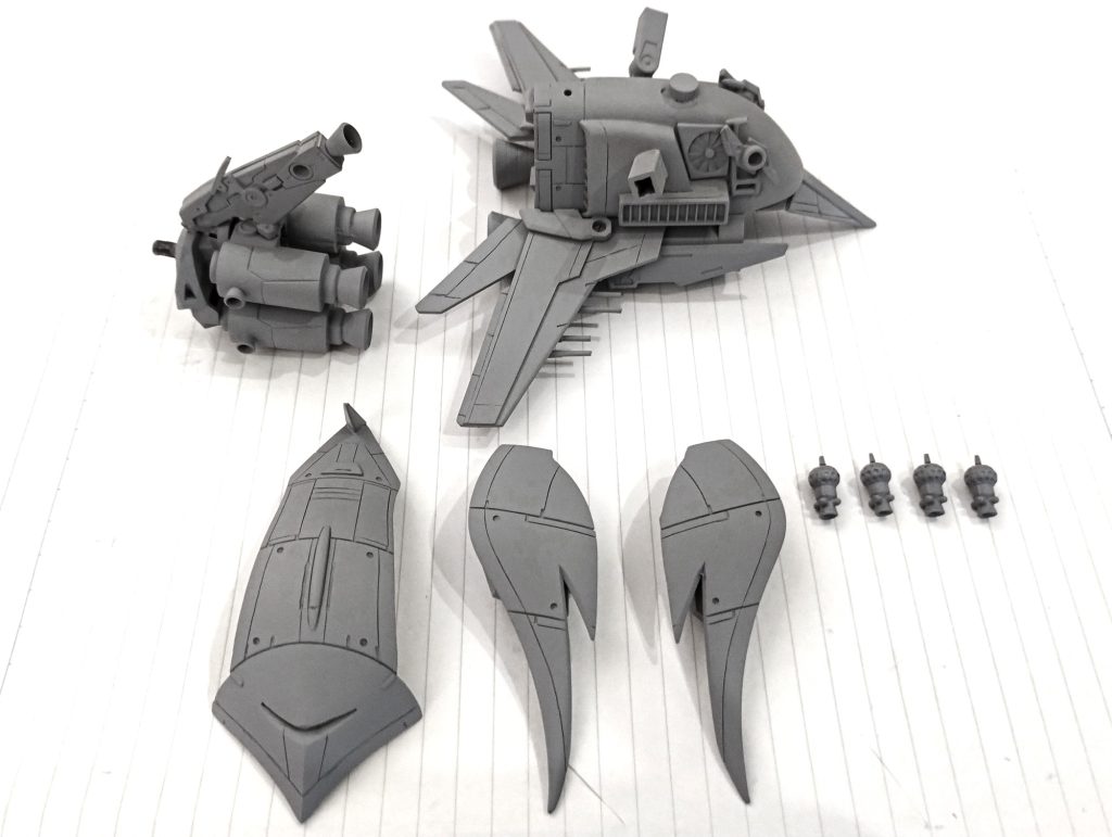 ネオジム磁石を各部に取り付けており、こんな感じにパーツ分けできるようにしています。