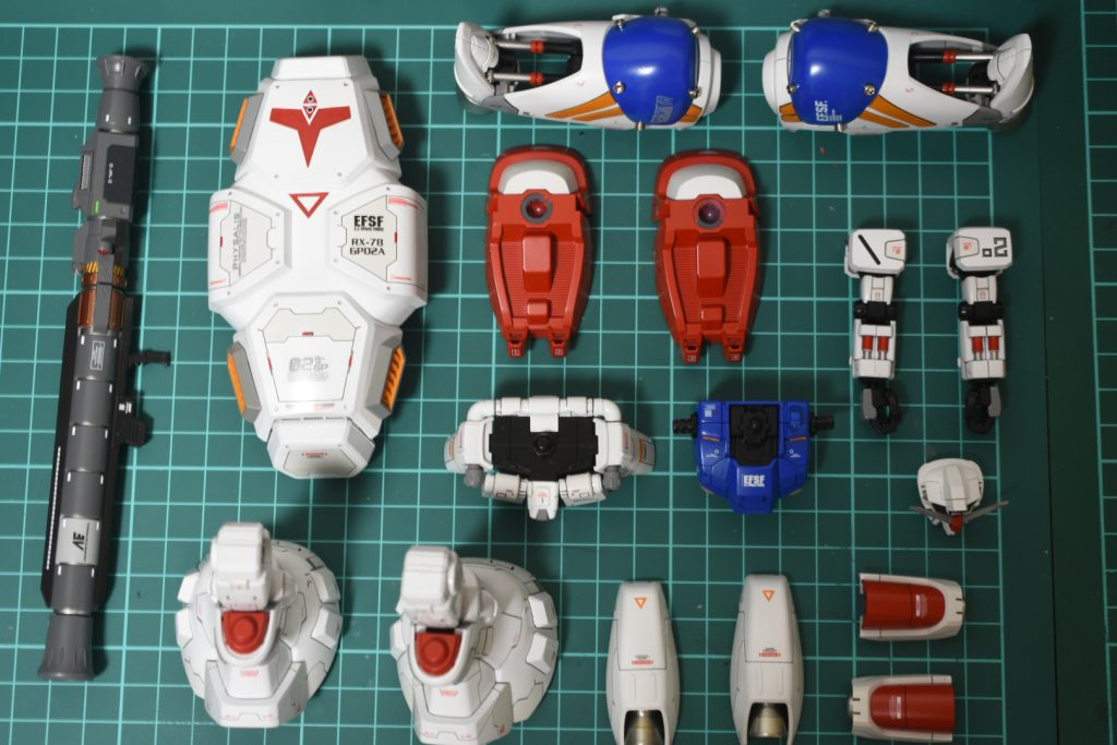 各パーツ塗り分け⭕️