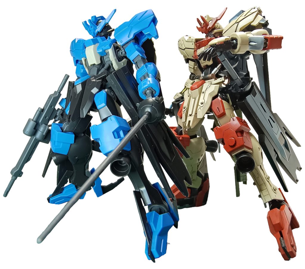 鉄血の中で、この機体のシルエットが一番好きです。巨大なサイドアーマーのツンツンやランドセルのバインダーなどゴチャゴチャ感がいいw今回も妄想にお付き合い宜しくお願いします。偽装の最終調整のため極東のギャラルホルンの研究所に輸送されたヴィダールですが、手違いでIke主任のラボに搬入され・・・・・