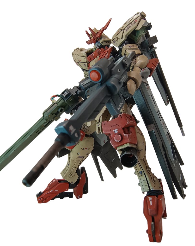 ライフルのスコープにはヒャキンのデコシール+蛍光レッド