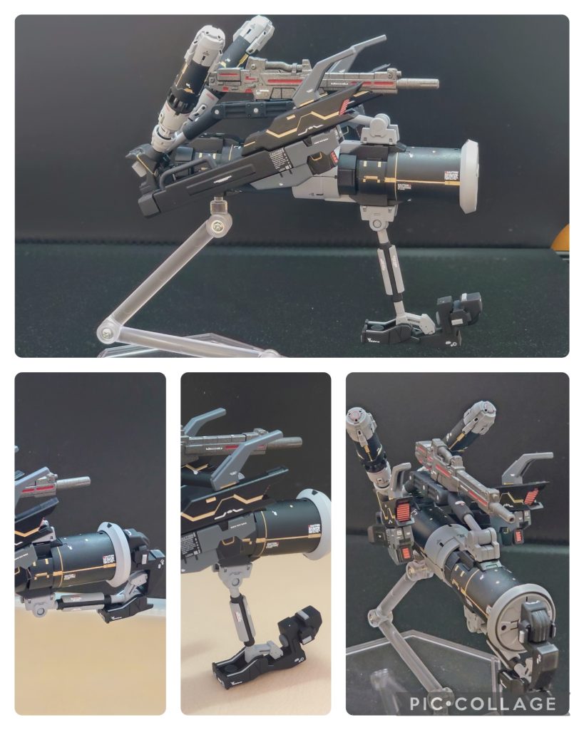 タンクやバーニア、可動式の支え付き！