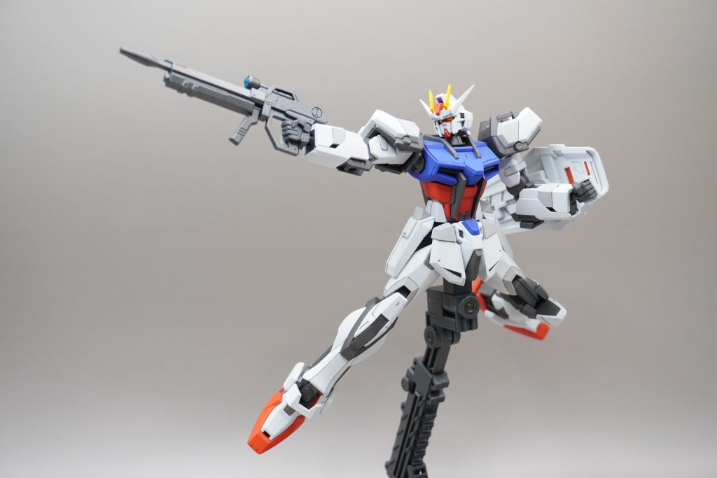 パッケージのSEED撃ち。ストライカーパックはオプションパーツのものをそのうち作ります。