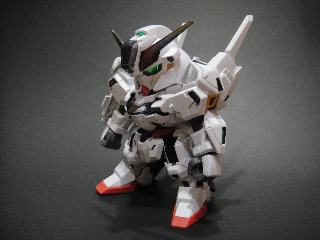 パーメットスコアのシールはエイト超、頭身はSDフレームを選択しました。形成色ベースに筆で部分塗装してコピックのスミ入れで仕上げました。