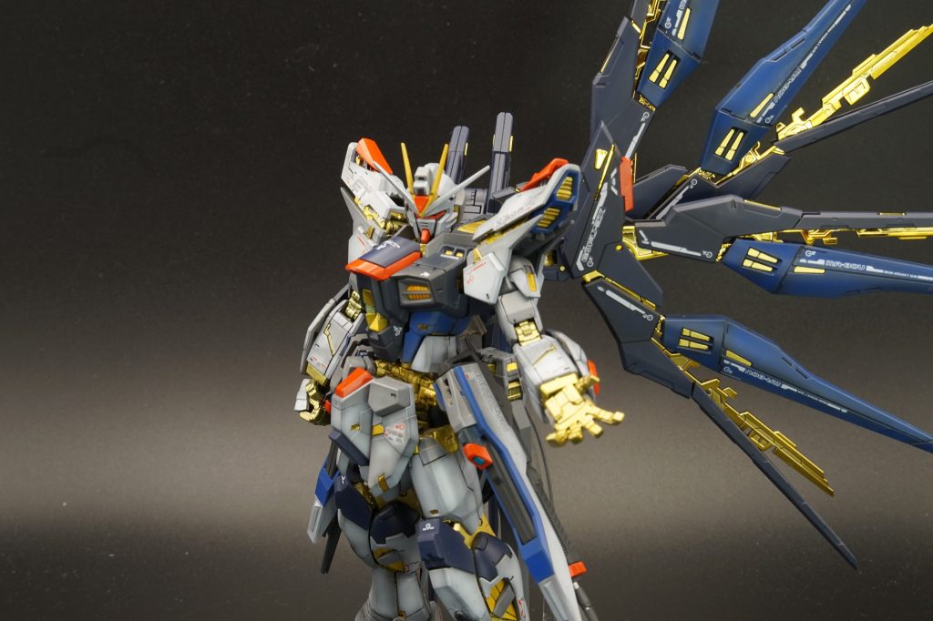 羽根を全部広げたら、トンでもない大きさになっちまいます。光の翼を予約しているので、その時に撮影予定です。