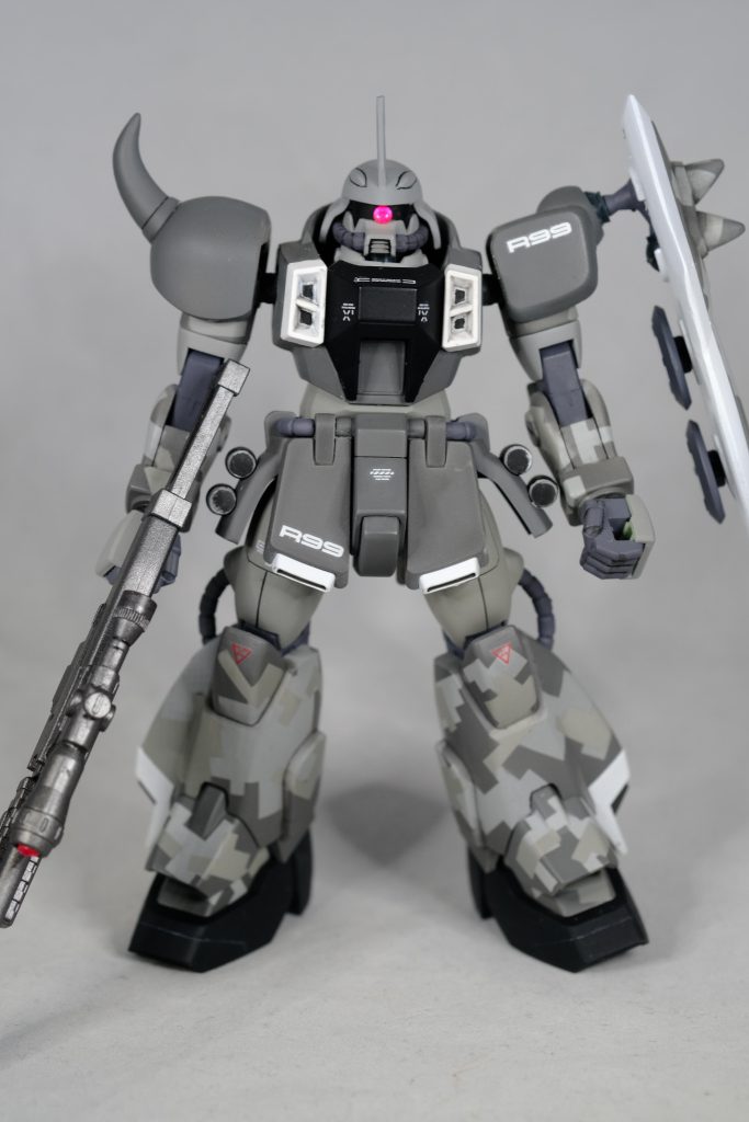 HG ザクウォーリア　スプリッター都市迷彩塗装–2枚目/制作者：ryota_modeling