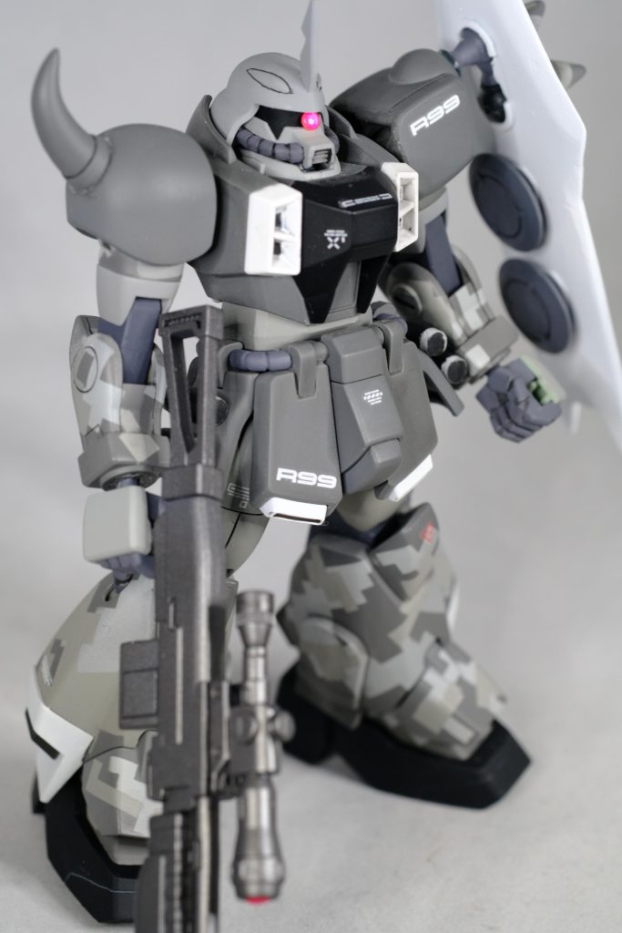 HG ザクウォーリア　スプリッター都市迷彩塗装–6枚目/制作者：ryota_modeling
