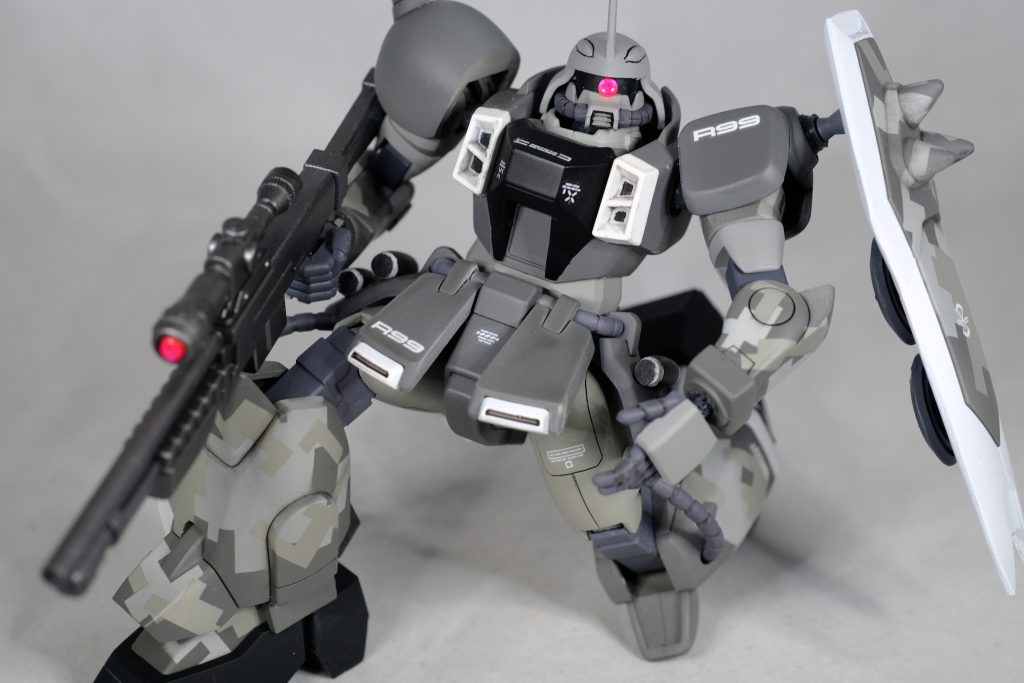 HG ザクウォーリア　スプリッター都市迷彩塗装–9枚目/制作者：ryota_modeling