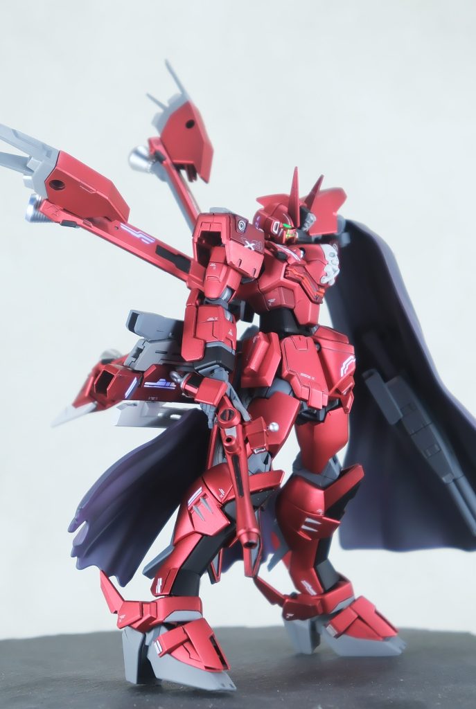 没案の赤いX4がX0と同じく、発見され改修された機体ということでif機体として作成しました。