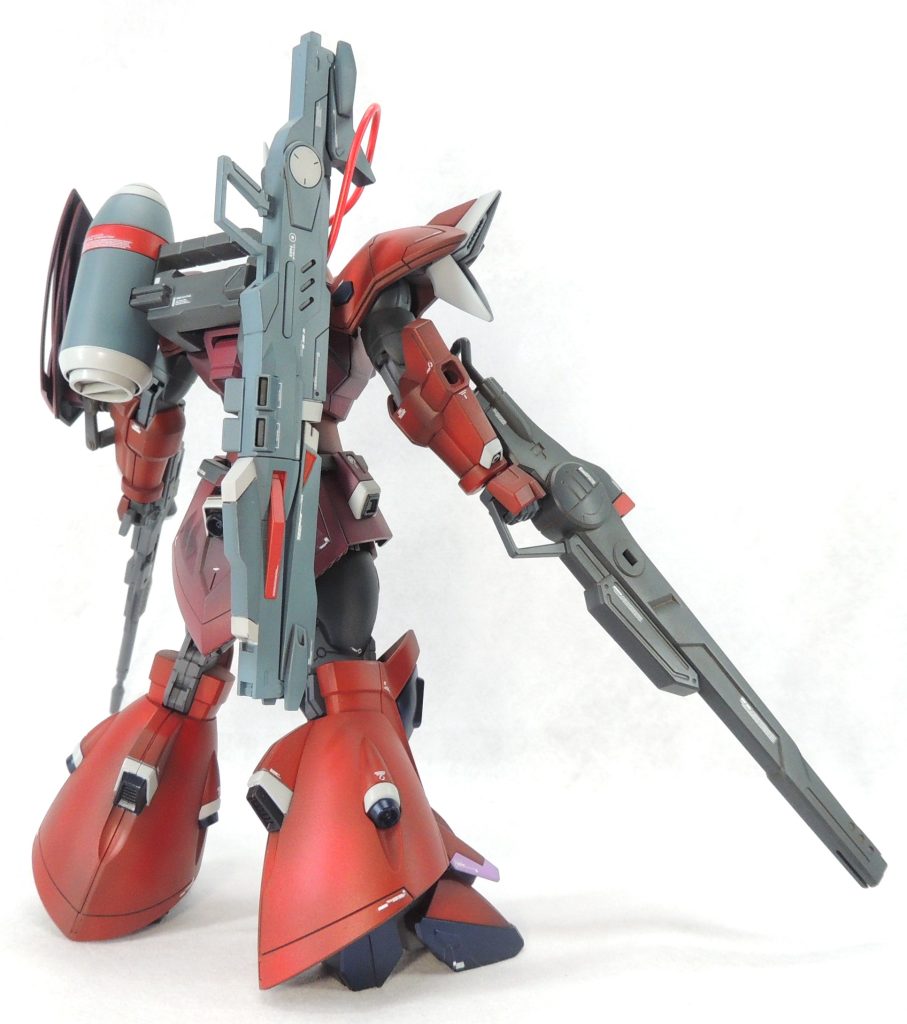 HG1/144ガナーザクウォーリア（ルナマリア・ホーク専用機）付属の「ウィザードパック」（＝M1500オルトロス高エネルギー長射程ビーム砲）を装備してみました。