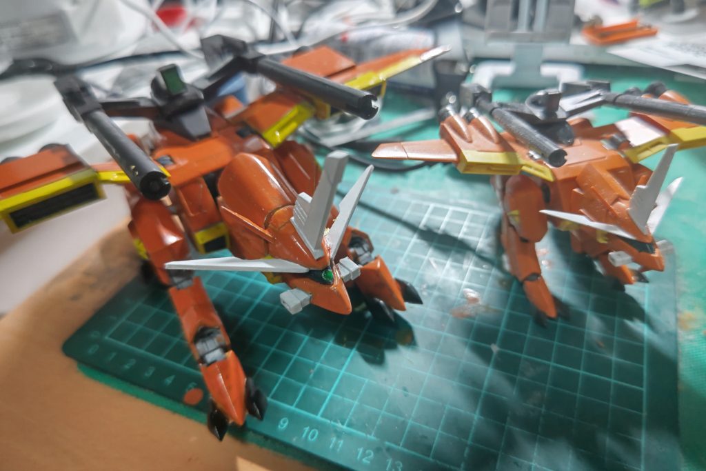 ＨＧと並べるとこんなかんじです。