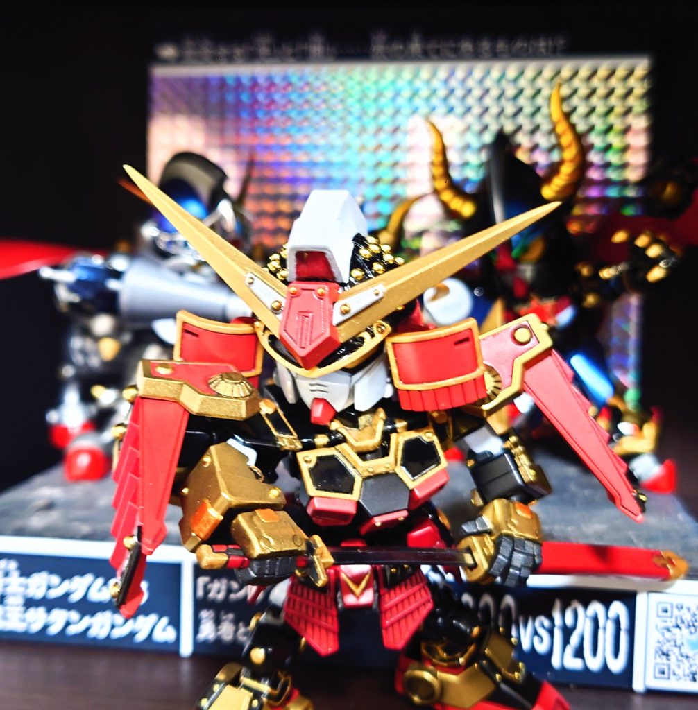 過去制作した2作品の前に並べる。やはり和のものは良い。