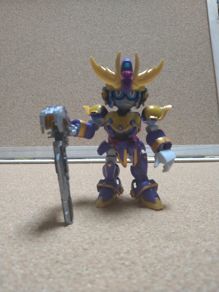 杖モード、戦隊モノのリュウコマンダーの武器、リュウツエーダーをモチーフとして作りました。