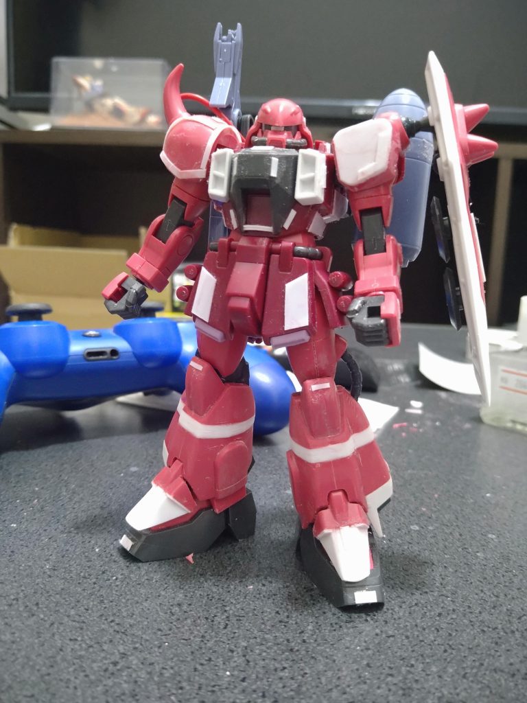 スネを3ミリ延長すね当てのスリム化肩両アーマーのブラシアップ頭部モノアイレールのシャープ化