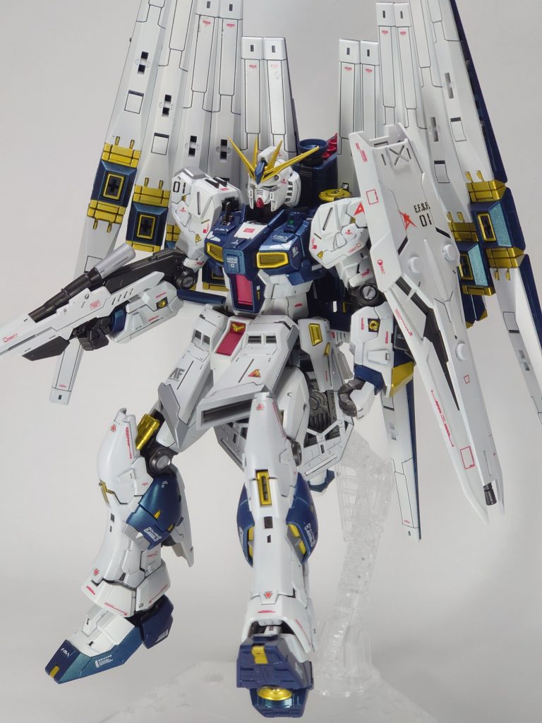 RG νガンダム　ダブルフィンファンネル改修型