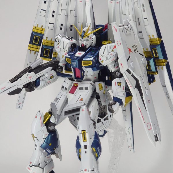 RG νガンダム　ダブルフィンファンネル改修型