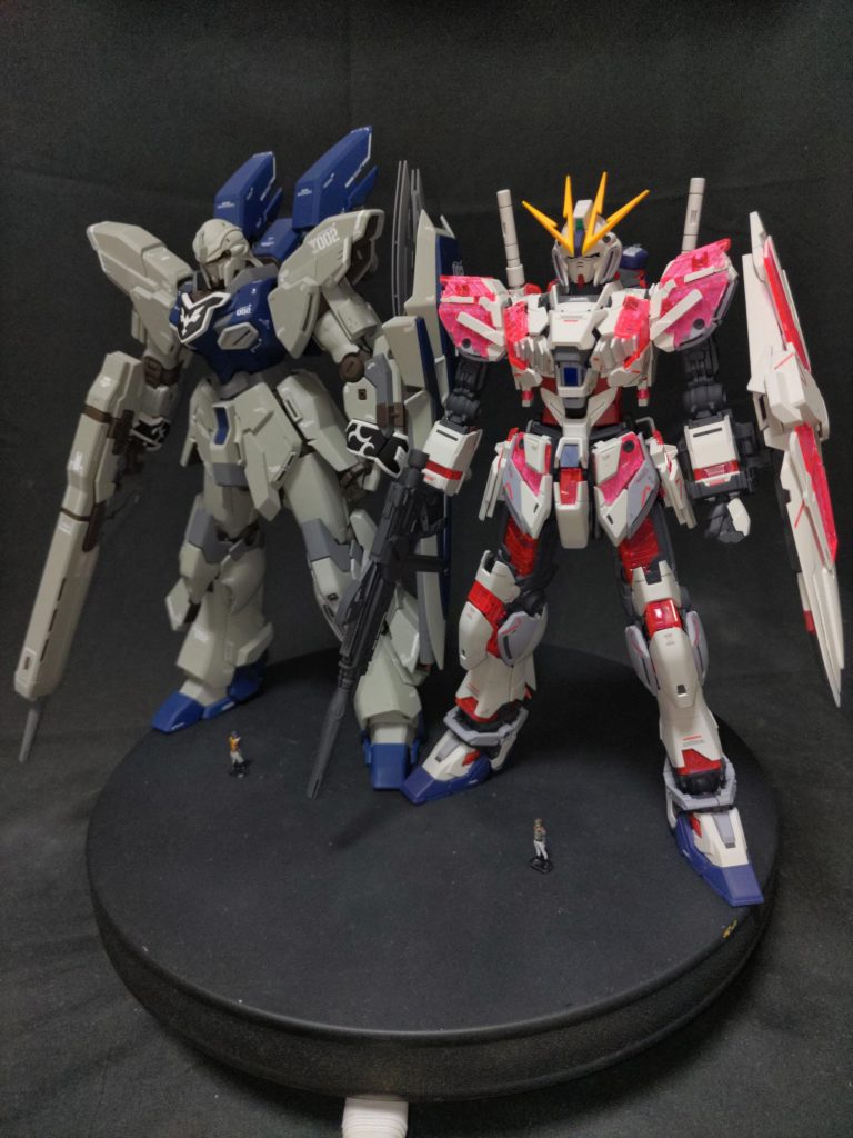 MGナラティブガンダムver.kaとツーショット