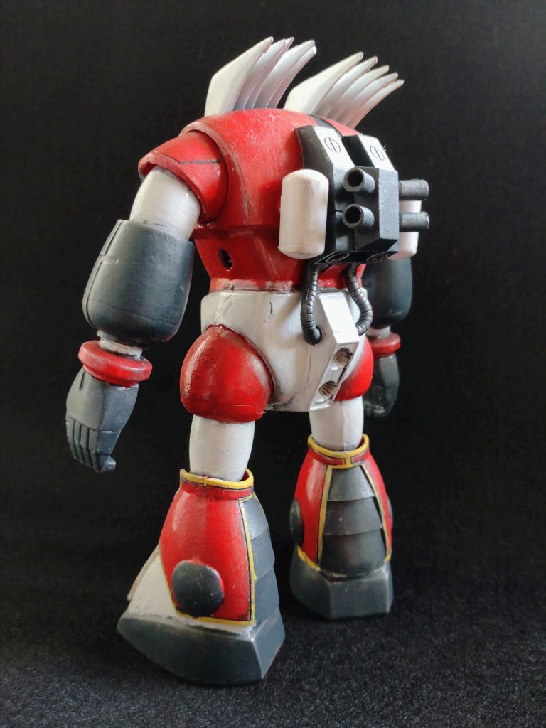 基本塗装は全て水性ホビーカラーで筆塗り、その後ドライブラシやタミヤウェザリングマスターなどで汚していきました。