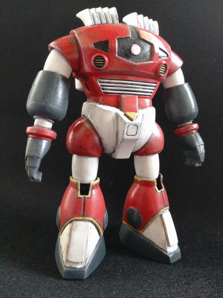 普段は普通に塗装するだけですが、今回はウェザリングを施して、リアルな質感を表現してみました。