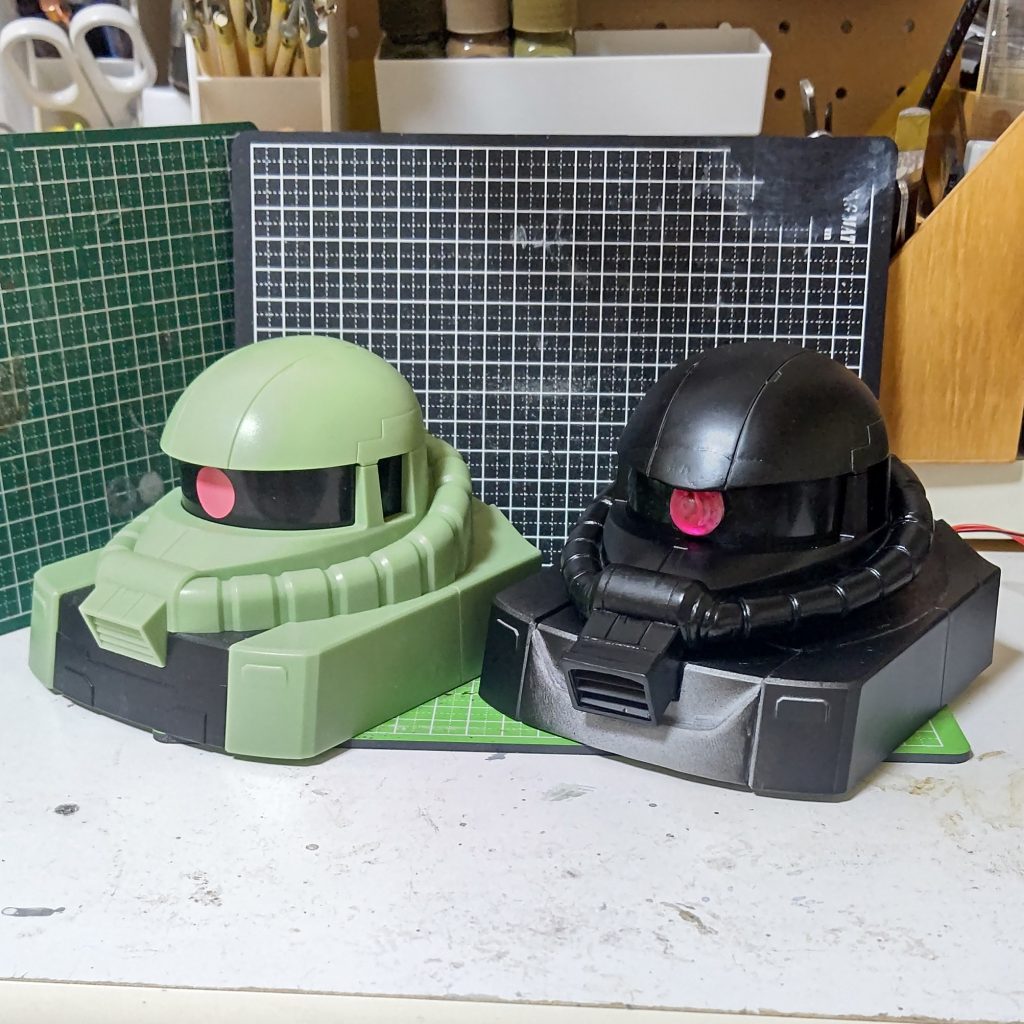 モールドやデカール前のショット